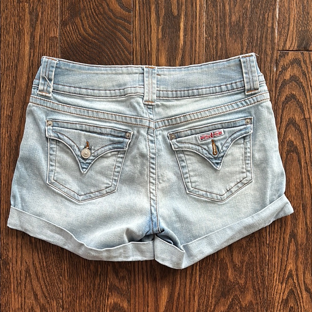 Hudson Jeans Women's Light Blue Denim Shorts - Picture 2 of 3